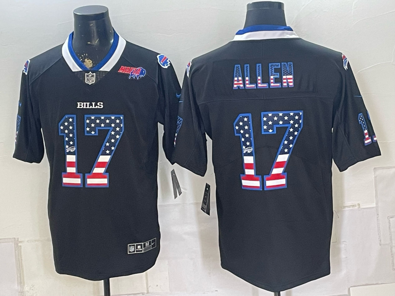 Men 2026 Buffalo Bills #17 Allen black Nike Limited NFL Jersey 0822005->buffalo bills->NFL Jersey